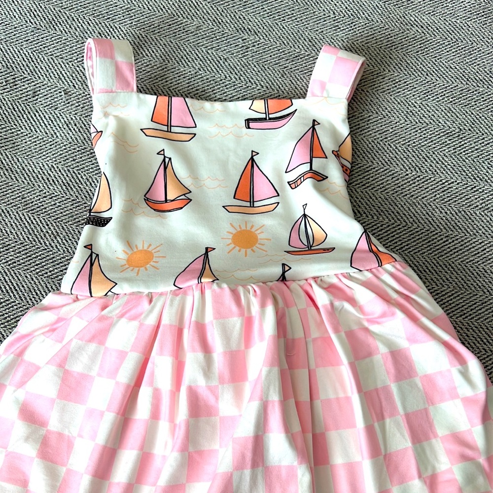 Liv + Stella skirted romper